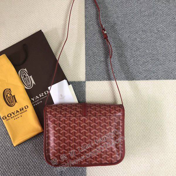 Goyard包 戈雅新款中號郵差包 百搭款 Goyard單肩斜挎包  glg1295
